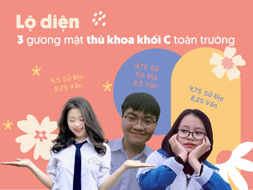 Lộ diện 3 thủ khoa khối C toàn trường: “Phá kỷ lục” chính mình qua mỗi ngày